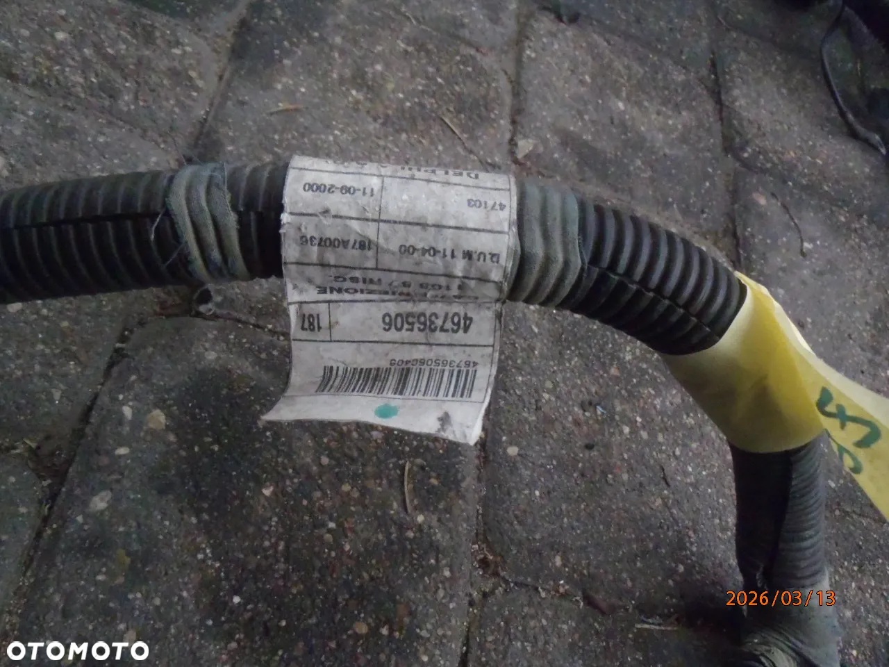 wiązka instalacja elektryka kostka kabiny silnika komora fiat panda seicento mpi punto II 500 1.2 1,4 1.1 swap - 12