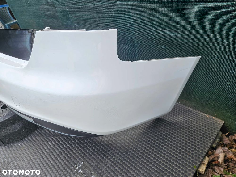 Zderzak Tyl Tylny S-Line Bialy Dyfuzor Audi A4 B8 Sedan - 9