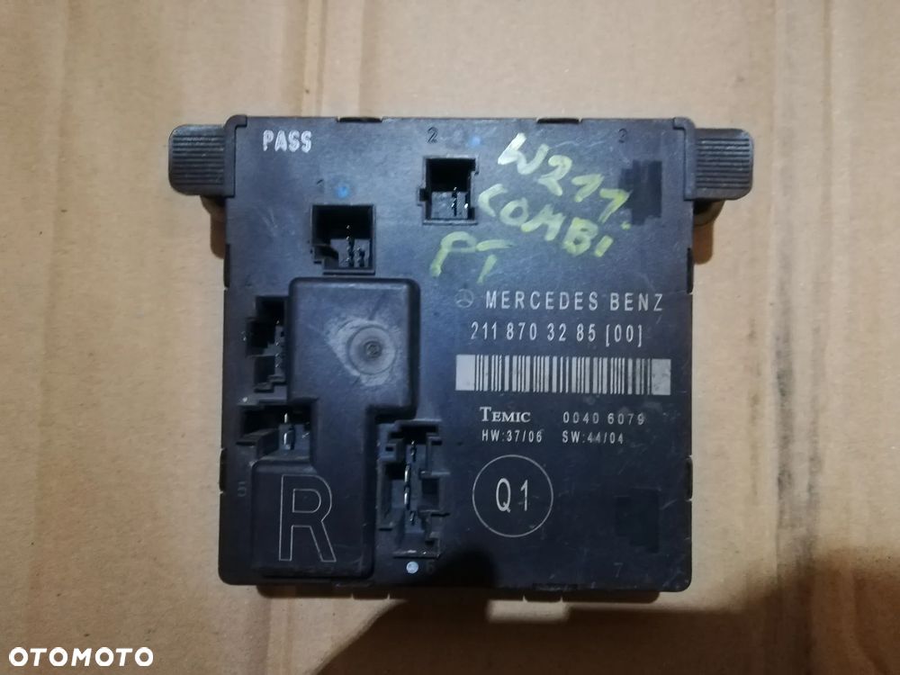 MODUŁ STEROWNIK DRZWI PRAWY TYŁ 2118703285 W211 - 1