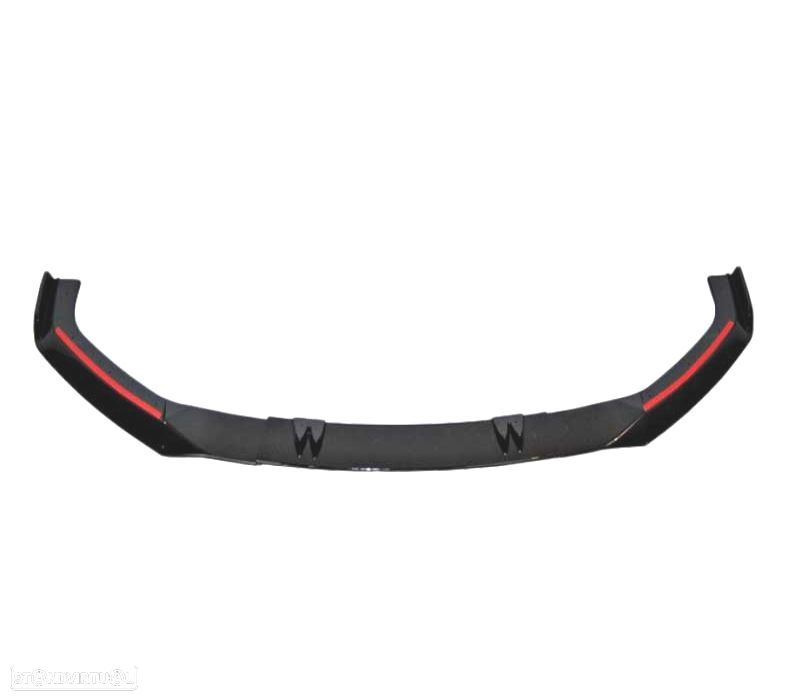SPOILER LIP AUDI A5 LOOK RS5 16-19 PRETO - 2