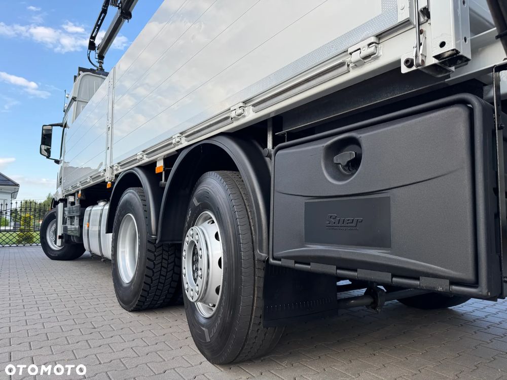 Schwarzmuller Przyczepa burtowa budowlanka 2017 r + Mercedes Actros 26.48 z HDS 2017 r - 19