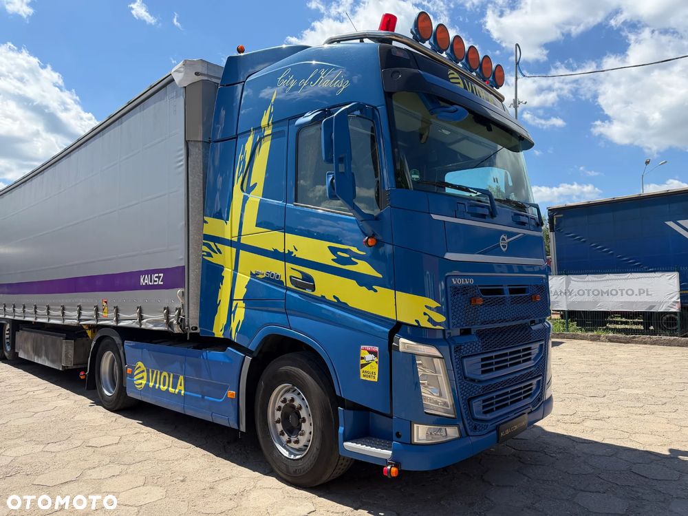 Volvo FH 500 AUTOMAT / HALOGENY ORUROWANIE / FULL SPOJLERY / LED / EURO 6 / TACHOGRAF NOWEJ GENERACJI / PRZÓD NOWE OPONY DUNLOP / 2015 ROK !! - 34