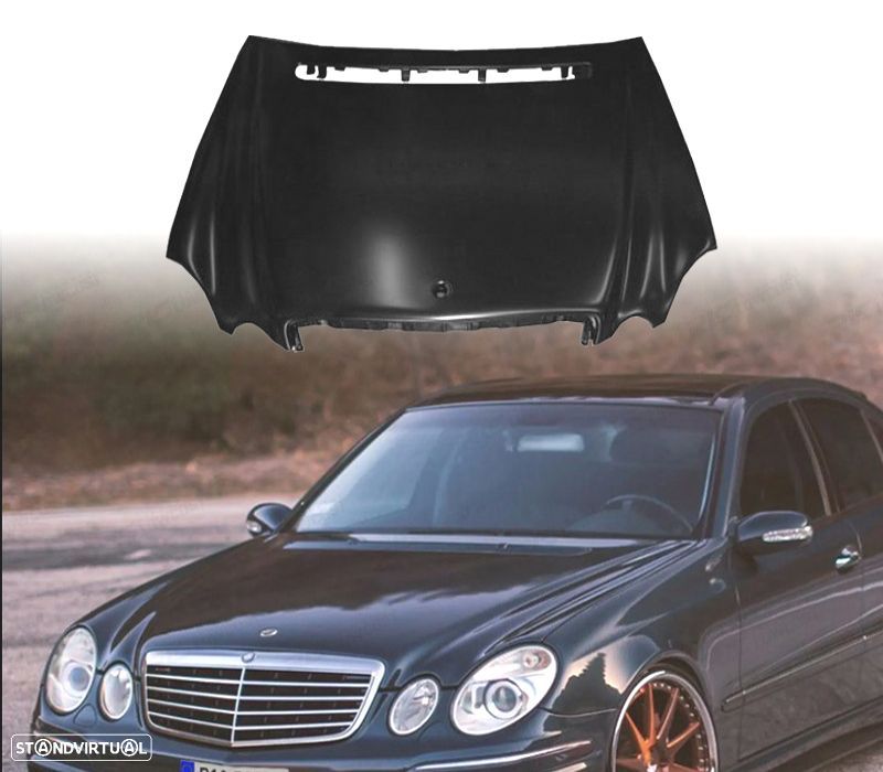 CAPÔ PARA MERCEDES CLASSE E W211 02-09 ALUMINIO - 1
