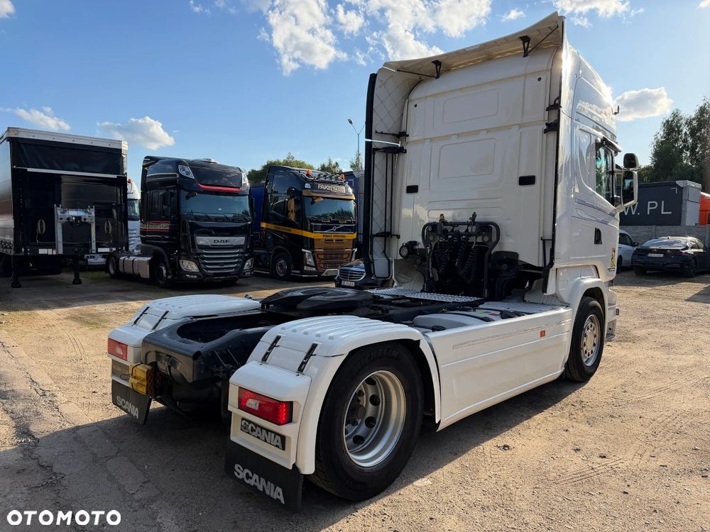 Scania R450 CROWN EDITION / HYDRAULIKA DWUOBWODOWA + 2 ZBIORNIKI PALIWOWE / RETARDER / LAMPY LED / TACHOGRAF NOWEJ GENERACJI GEN2v2 / FULL SPOJLERY / PIĘKNA SCANIA 2017 ROK !! - 5