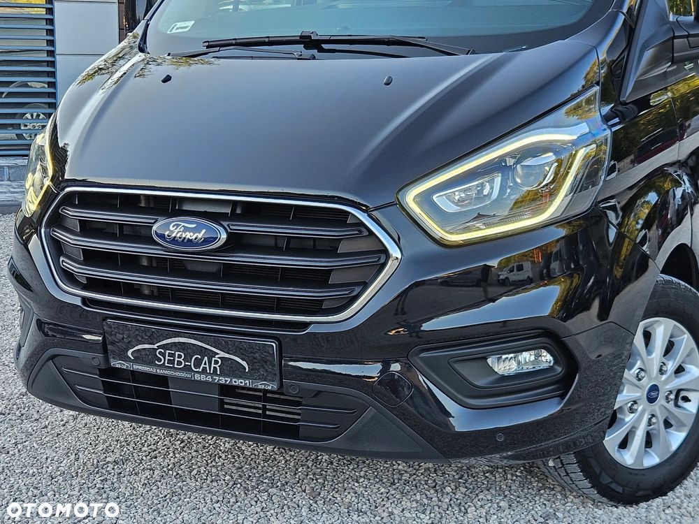 Ford TRANSIT CUSTOM L2H1 Long Brygadowy 5-os WINDA Max WERSJA XENONY SalonPL FV23% - 19