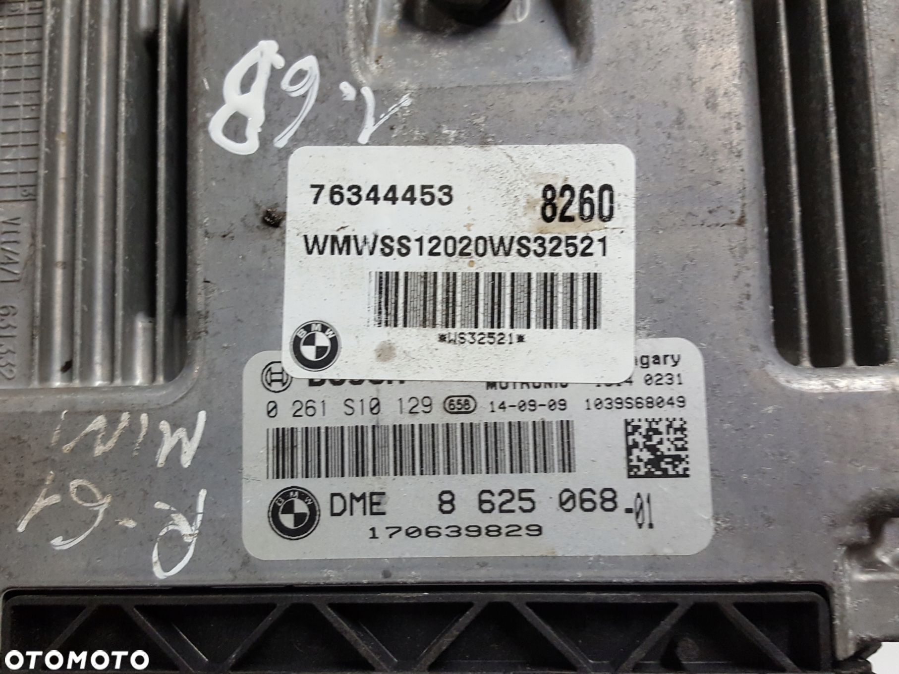 MINI PACEMAN R61 R60 10r- 1.6 B KOMPUTER SILNIKA 8625068 - 2