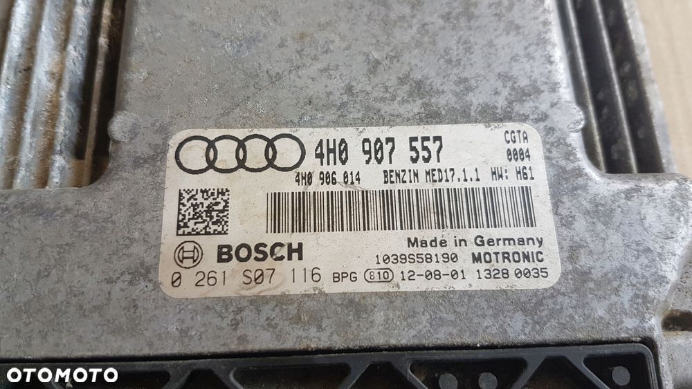 sterownik silnika audi s8 4.0 4h0907557 - 2