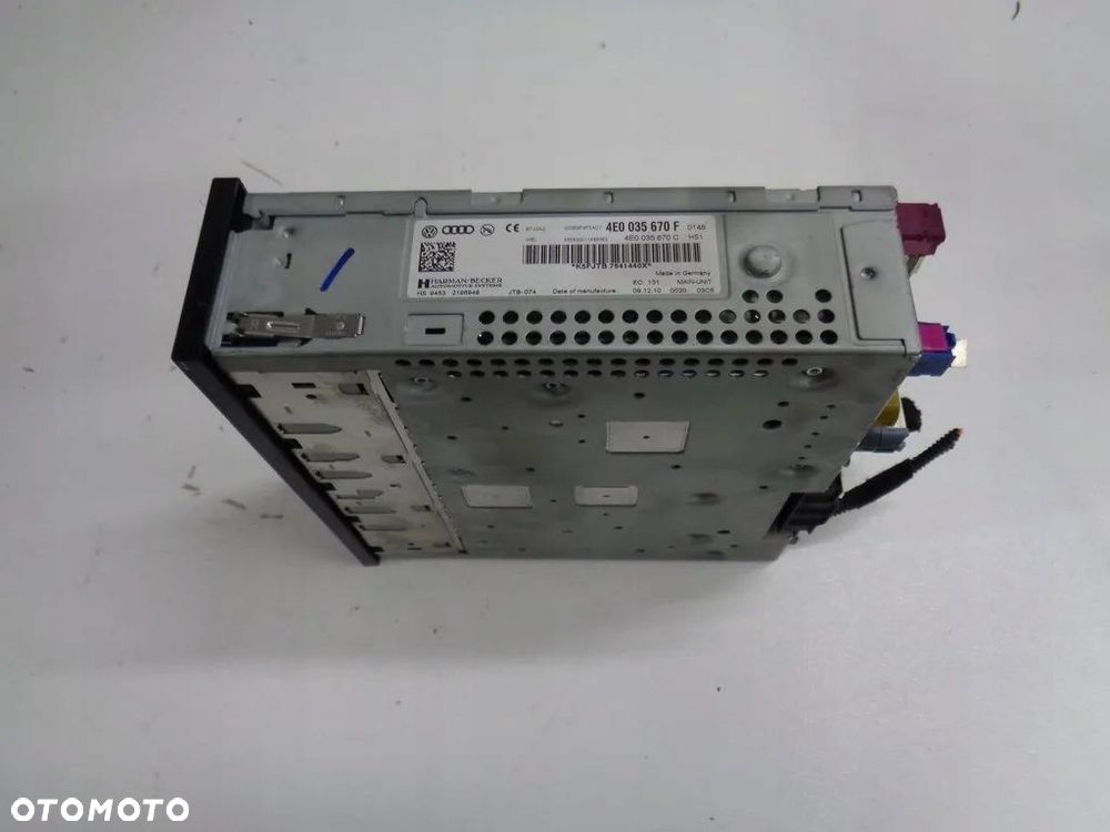 audi a6 c6 a8 moduł czytnik nawigacji 3g mmi - 5