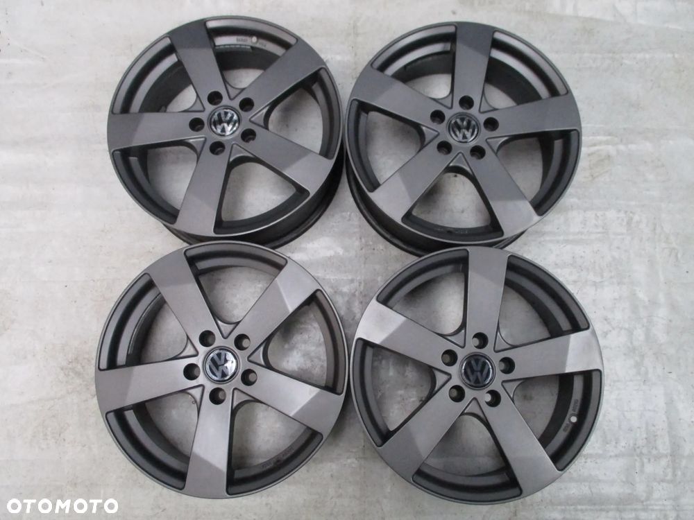 FELGI ALUMINIOWE 17 VW CADDY EOS GOLF V VI VII BEETLE JETTA PASSAT TOURAN T-ROC SHARAN ET48 - 1
