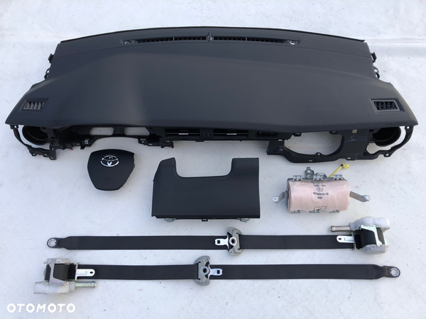 TOYOTA AURIS II 2 COROLLA E16 DESKA KONSOLA KOKPIT PULPIT PÓŁKA PARAPET AIRBAG PASY PAS Mix