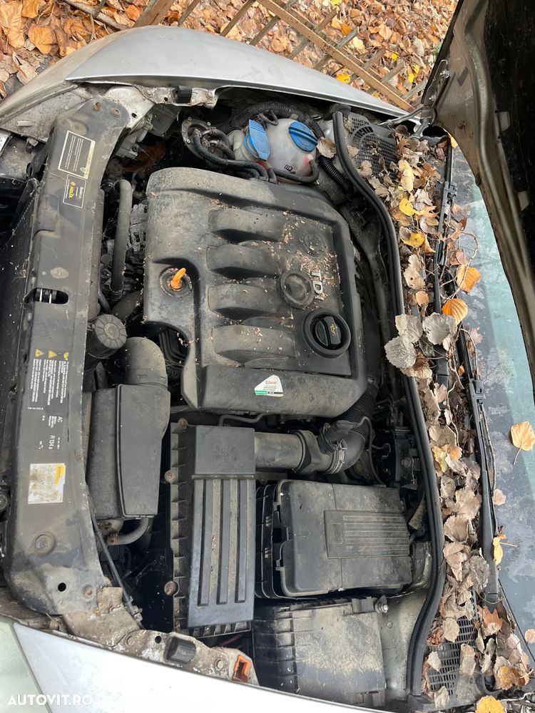 Dezmembrez Skoda Octavia 2 gri argintiu 1,9 TDI BJB 77kw 2007 piele - 8
