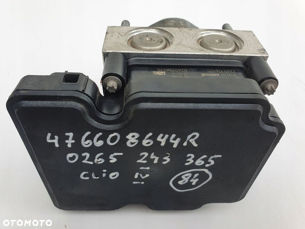 Renault Clio IV POMPA ABS Sterownik 476608644R 0265243365 - 1