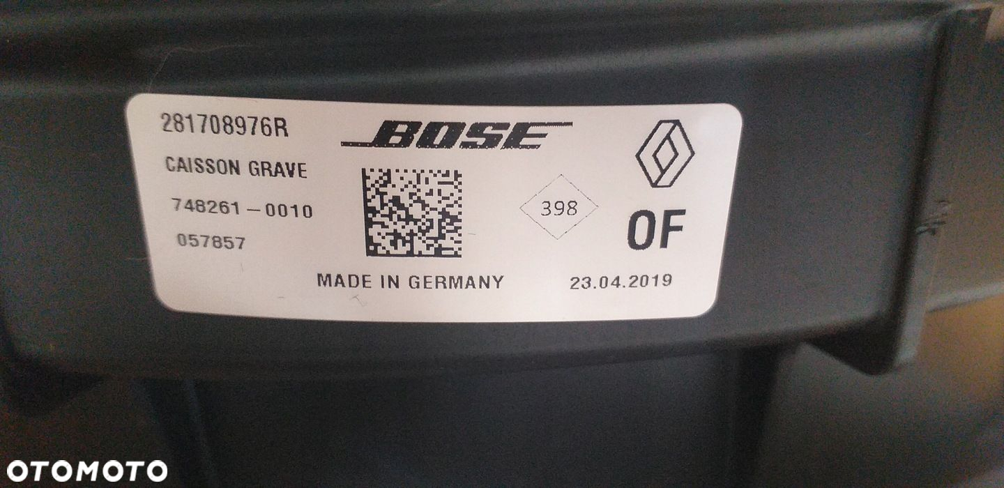 Subwoofer głośnik bose do Renault Kadjar - 3