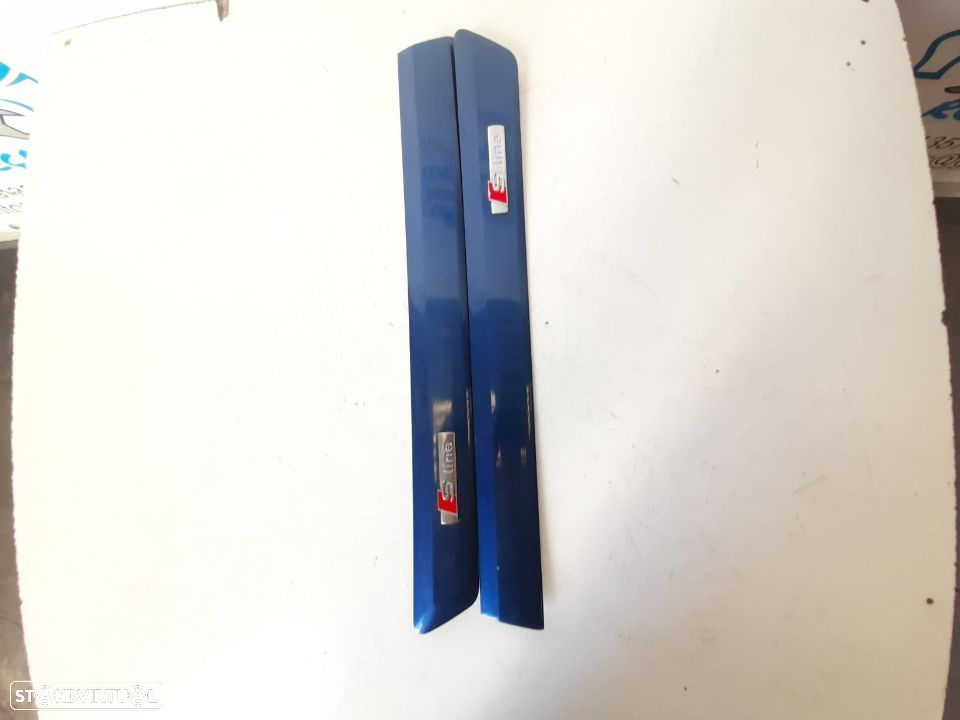 FRISO LATERAL PORTA FRISOS LATERAIS SLINE S-LINE S LINE ORIGINAL 8P3853984C AUDI A3 8P - 4