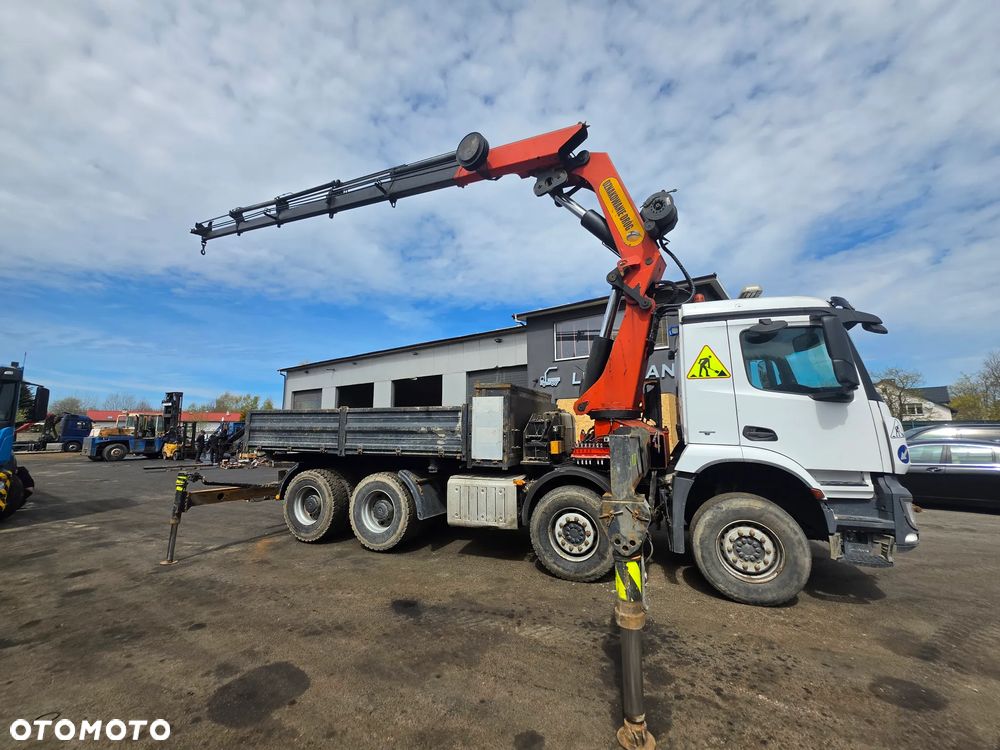 Mercedes-Benz Arocs 3246 8x4 wywrotka hds PALFINGER 45000 - 7