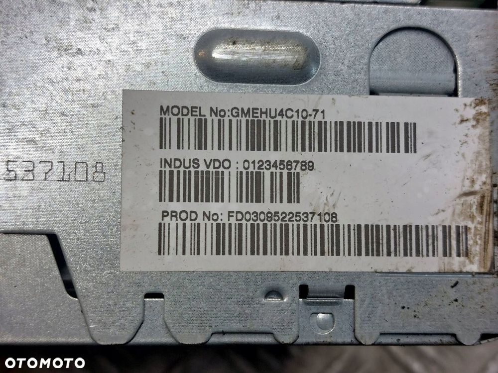 RADIO ODTWARZACZ  OPEL ZAFIRA B 13283226 DVD 90 NAVI - 2