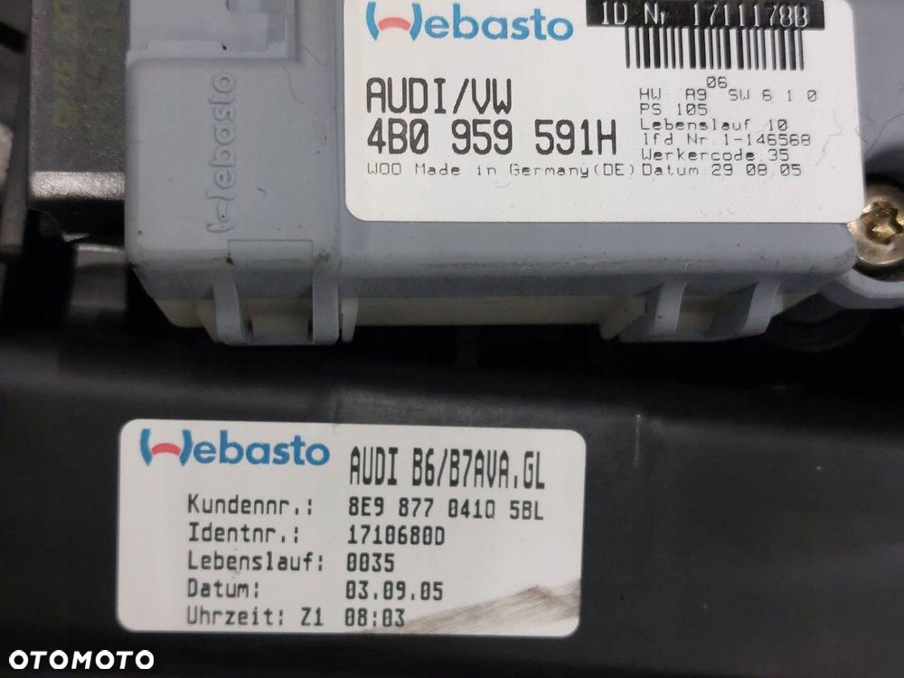 SZYBERDACH AUDI A4 B7 KOMBI 8E0877255B 4B0959591H 8E9877041Q - 6