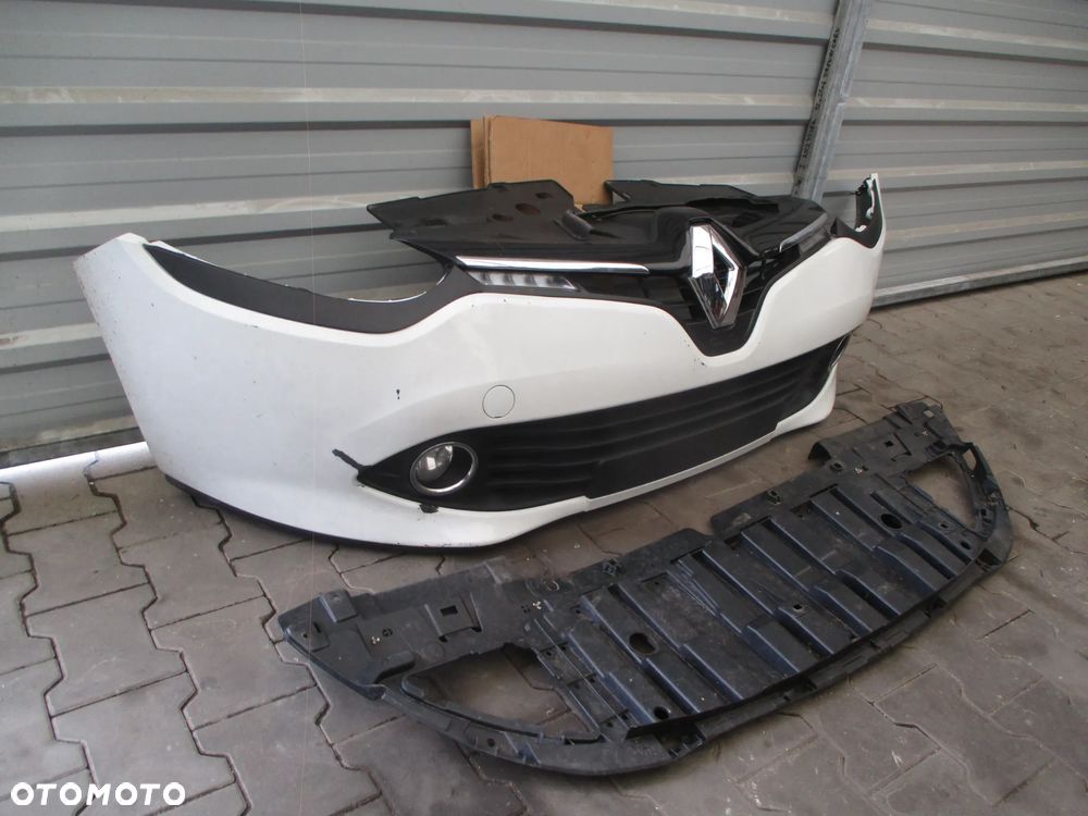 RENAULT CLIO IV 4 2012-2016 ZDERZAK PRZEDNI PRZÓDDV369 BIAŁY - 3