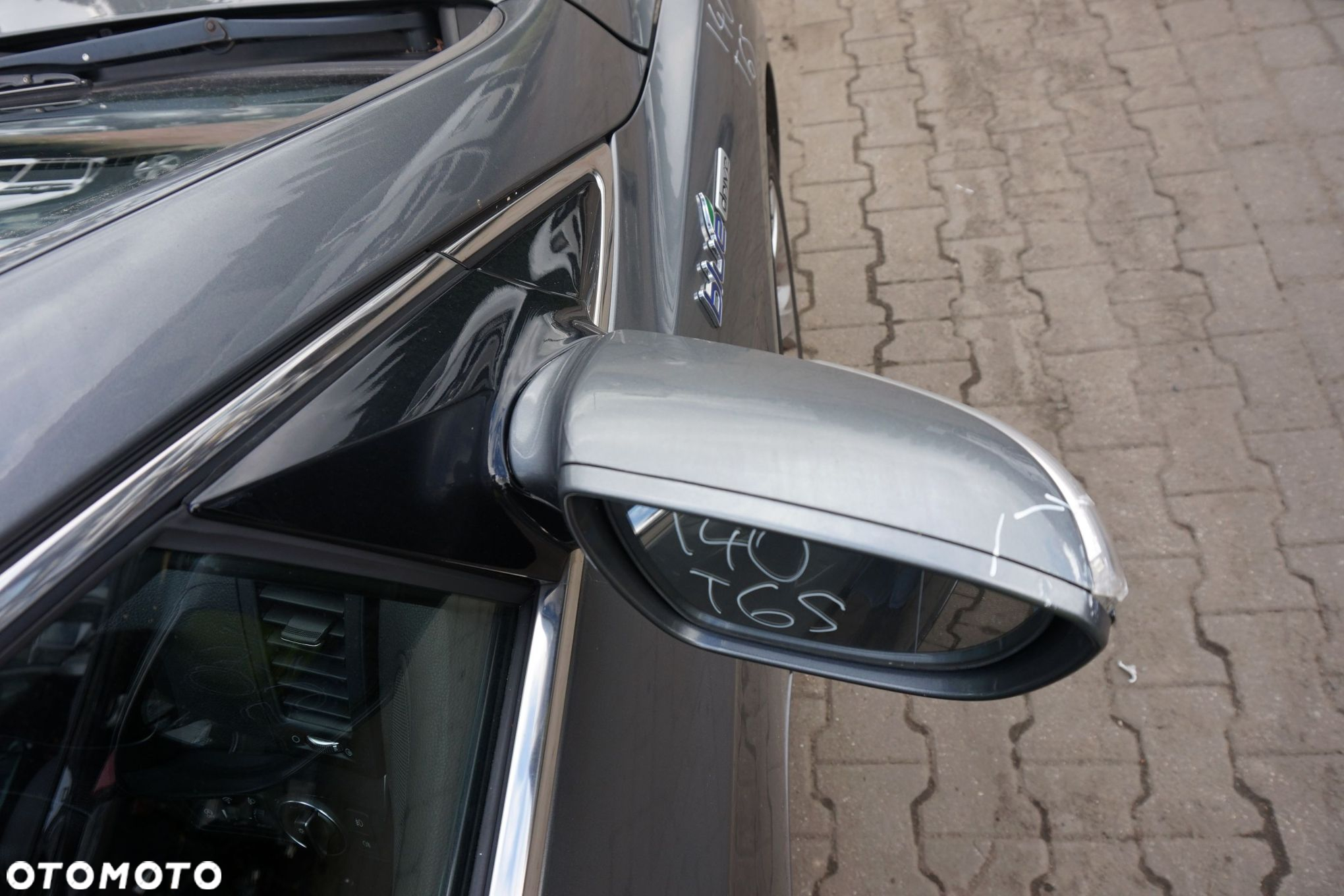 LUSTERKO ELEKTRYCZNE PRAWE I40 VF T6S 87620-3Z130-T6S SZARY UK HYUNDAI 2011-2014 - 4