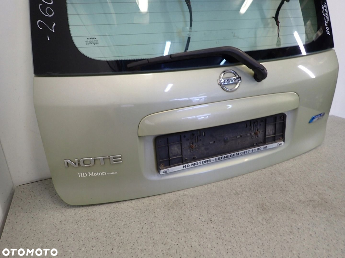 NISSAN NOTE E11 06-12 KLAPA BAGAŻNIKA SZYBA TYLNA JAB - 4
