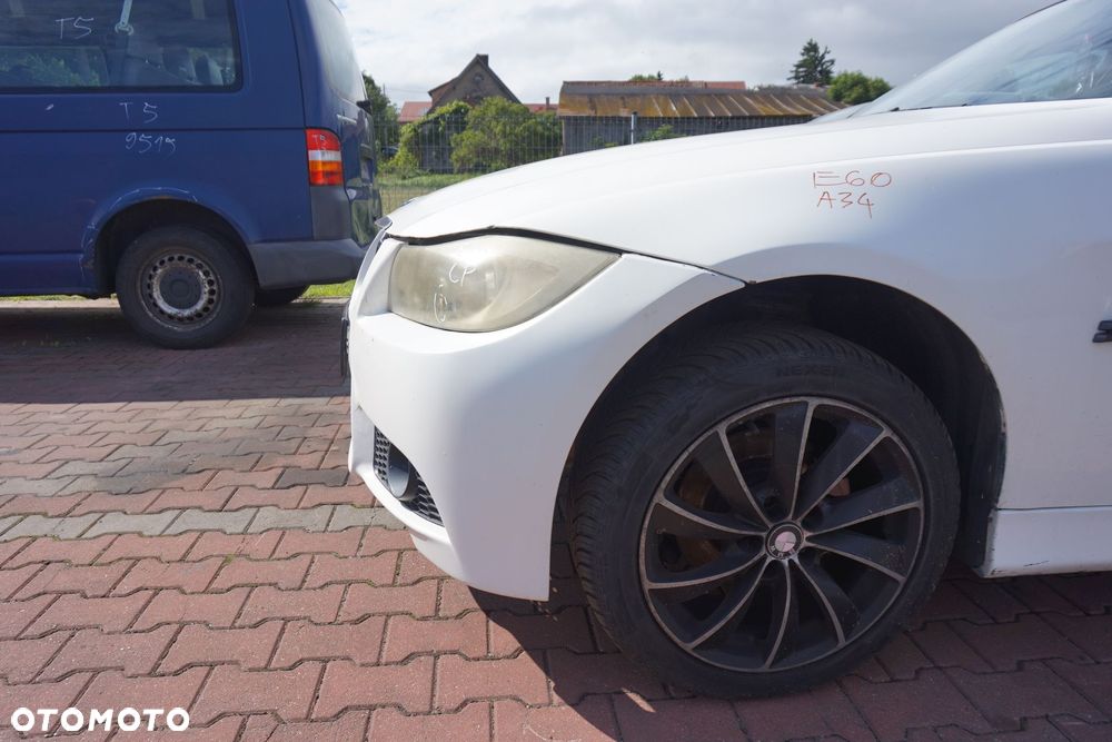 MASKA ZDERZAK BŁOTNIKI LAMPY 3 E90 A34 M-PAKIET BMW 2004-2008 BIAŁY PRZÓD KOMPLETNY - 22