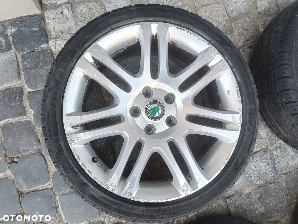Felgi Aluminiowe 18 Skoda Superb 2 II 5x112 ET46 3T0601025E Koła Seat Audi VW 7,5J18H2 - 2