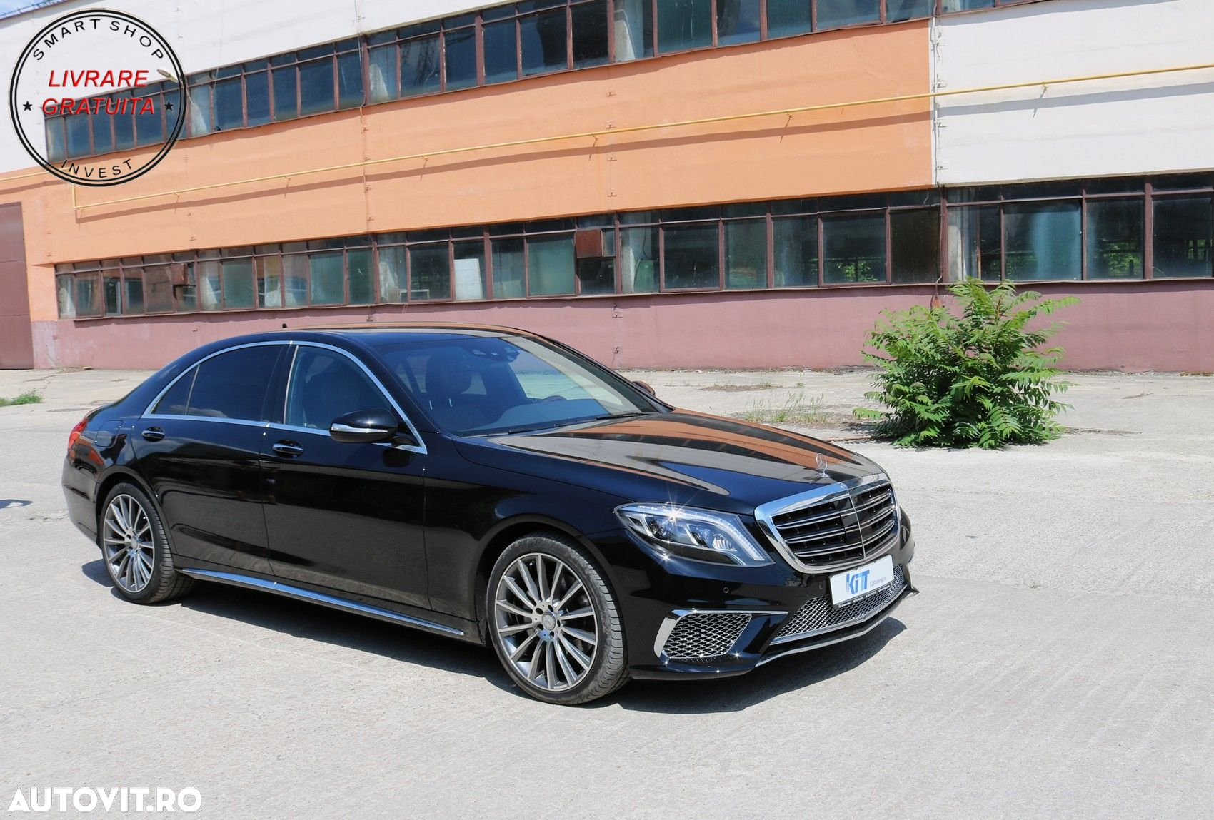 Pachet exterior Bara Fata cu Praguri Laterale Mercedes S-Class W222 (2013-06.2017)- livrare gratuita - 10