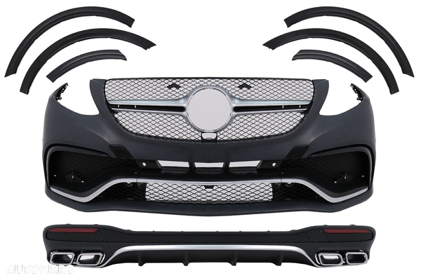 Pachet Exterior Complet compatibil cu Mercedes GLE W166 SUV (2015-2018