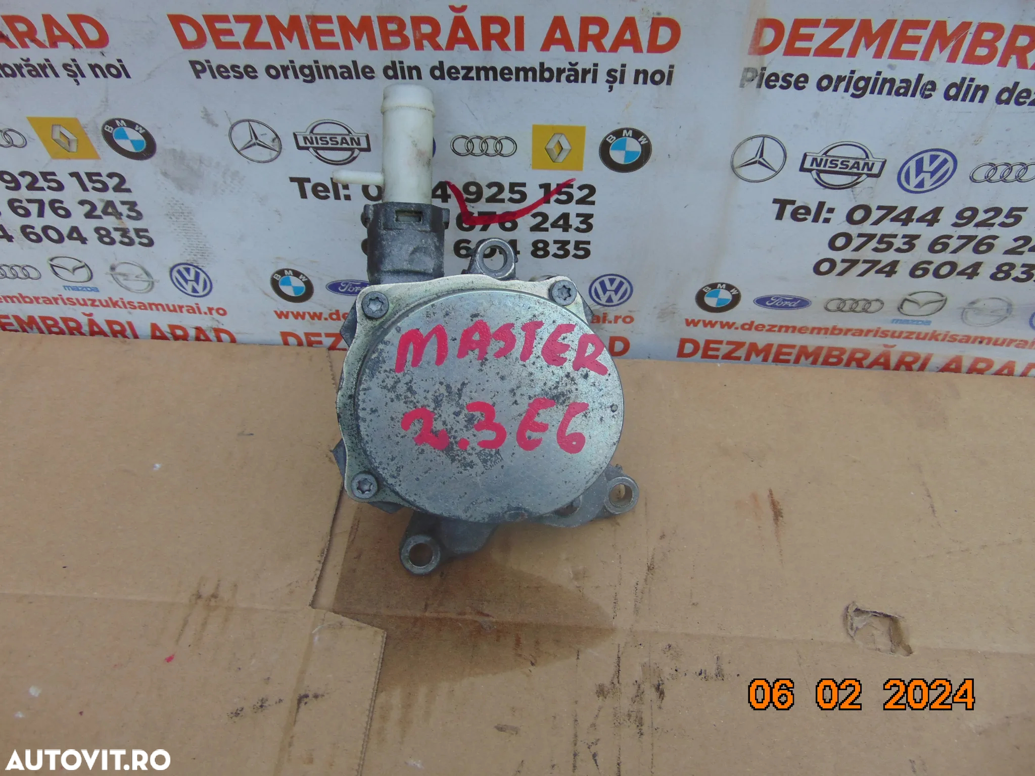 Pompa vacuum Renault Master 2.3 euro 6 opel movano nissan navara nv400 cod 146508418r - 3