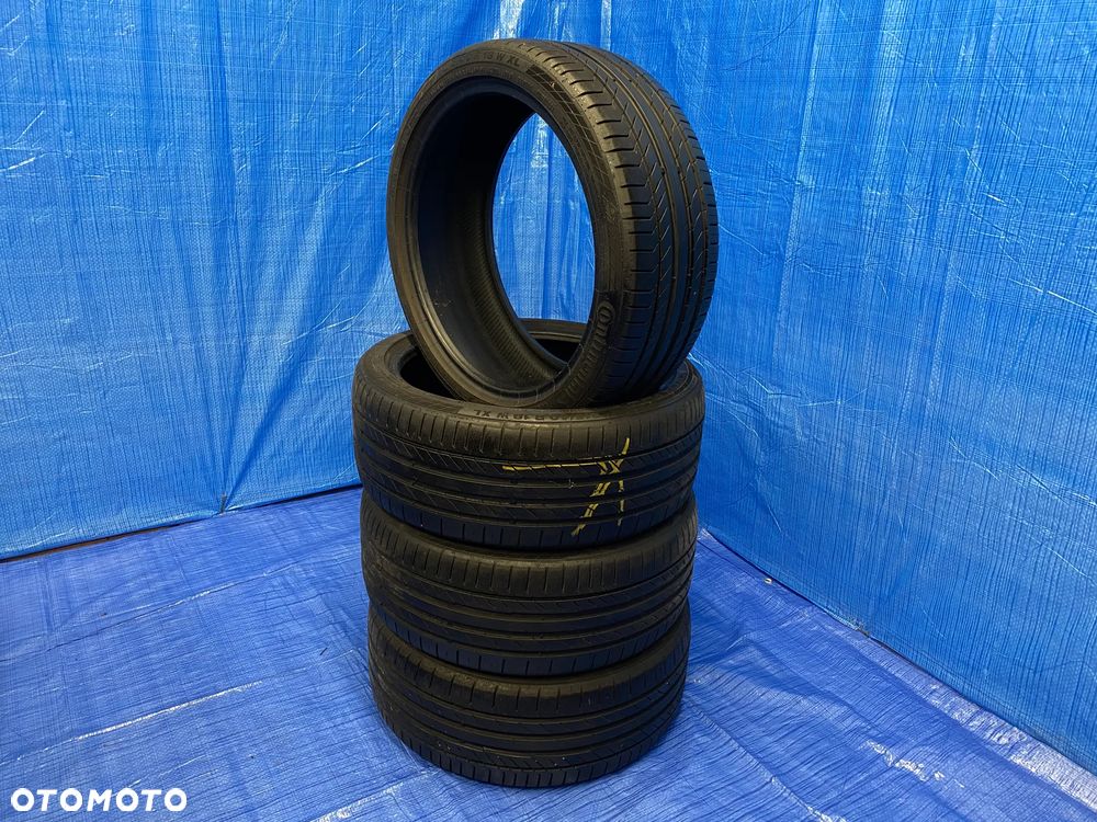 OPONA 18 OPONY LETNIE LATO KOMPLET OPON 4SZT CONTINENTAL CONTI SPORT CONTACT 215/40R18 89W XL BIEŻNIK 5,5mm 2021r - 2