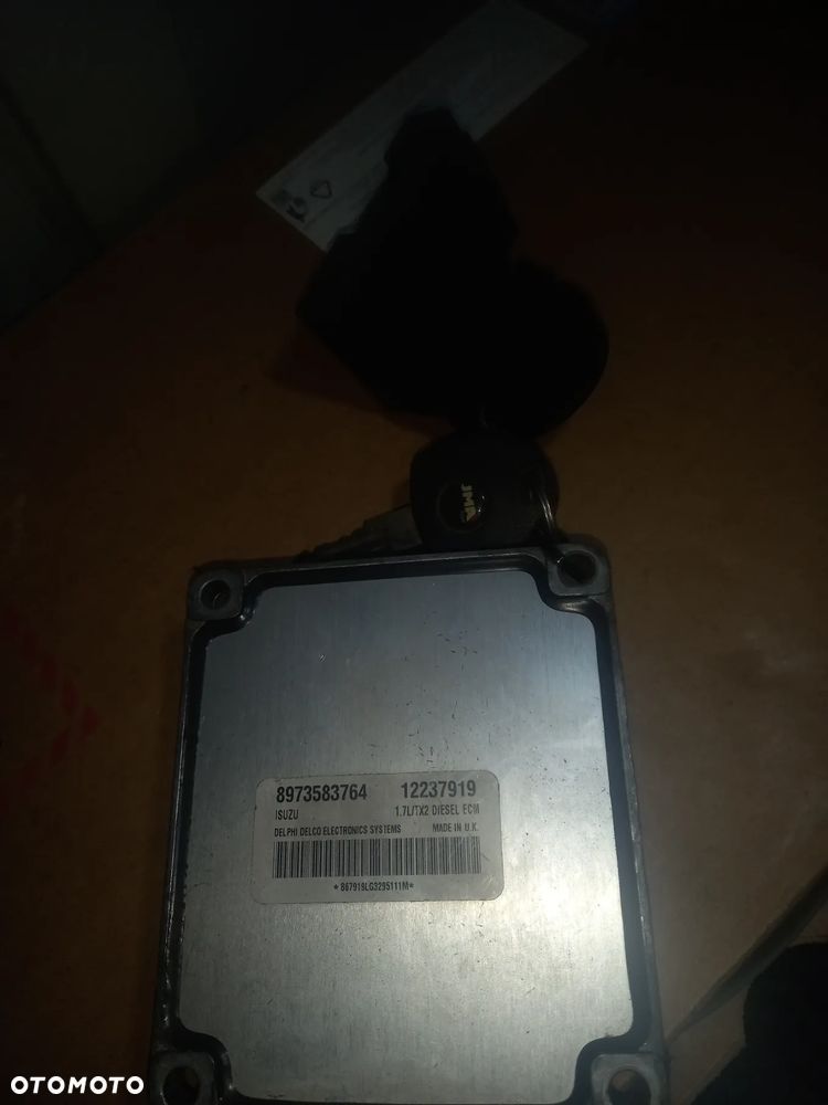Opel sterownik 12237919 8973583764 kpl immo klucz