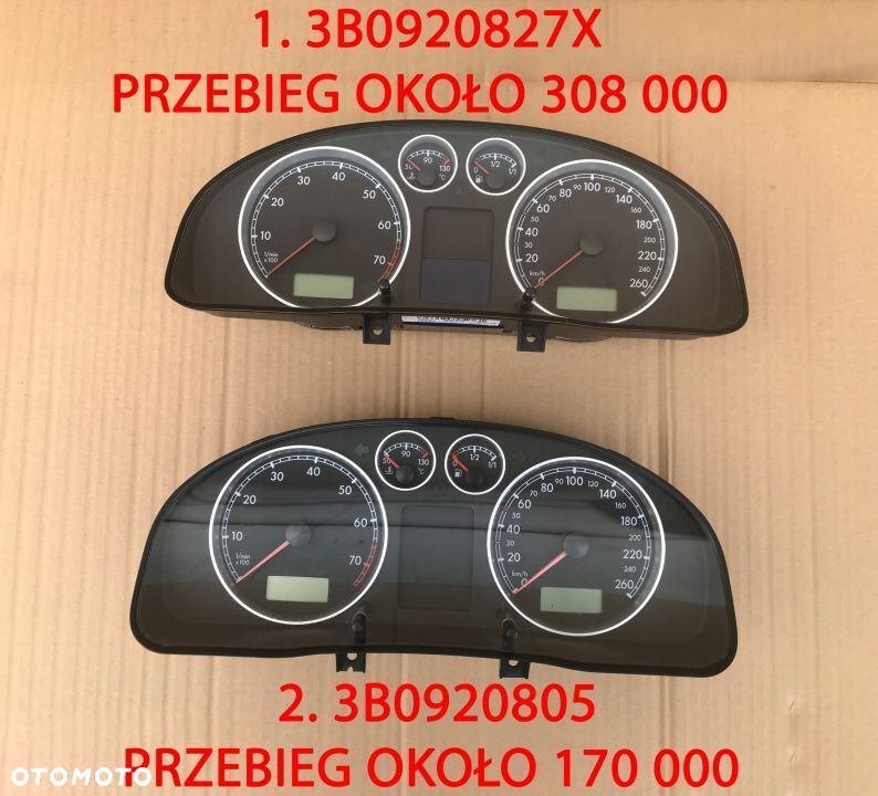 Licznik Vw PASSAT B5 zegary Obrotomierz 3B0920827X 3B09208805 - 1
