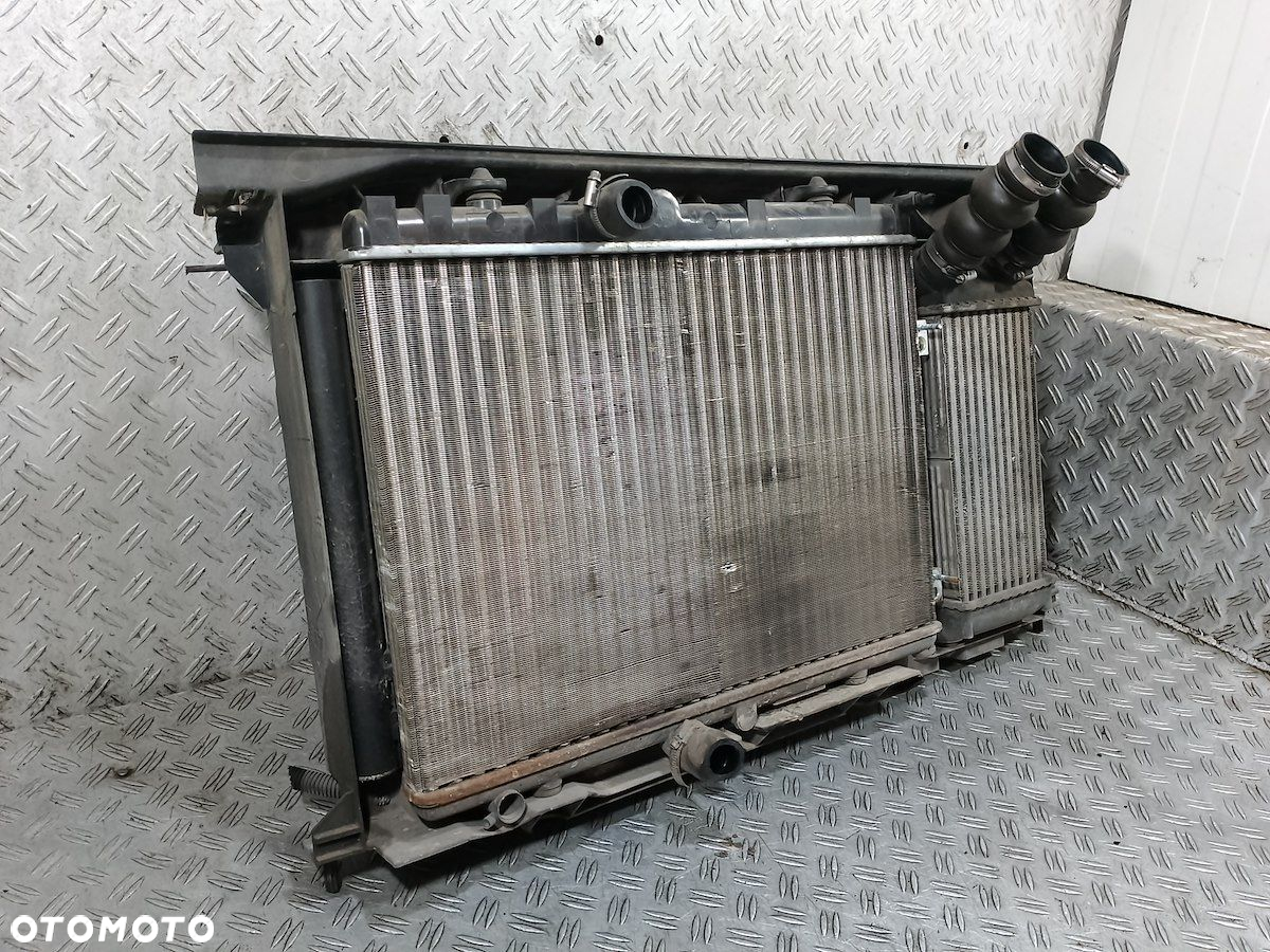 PAS PRZÓD, CHŁODNICA WODY, WENTYLATOR PEUGEOT 307 1.6 HDI - 5