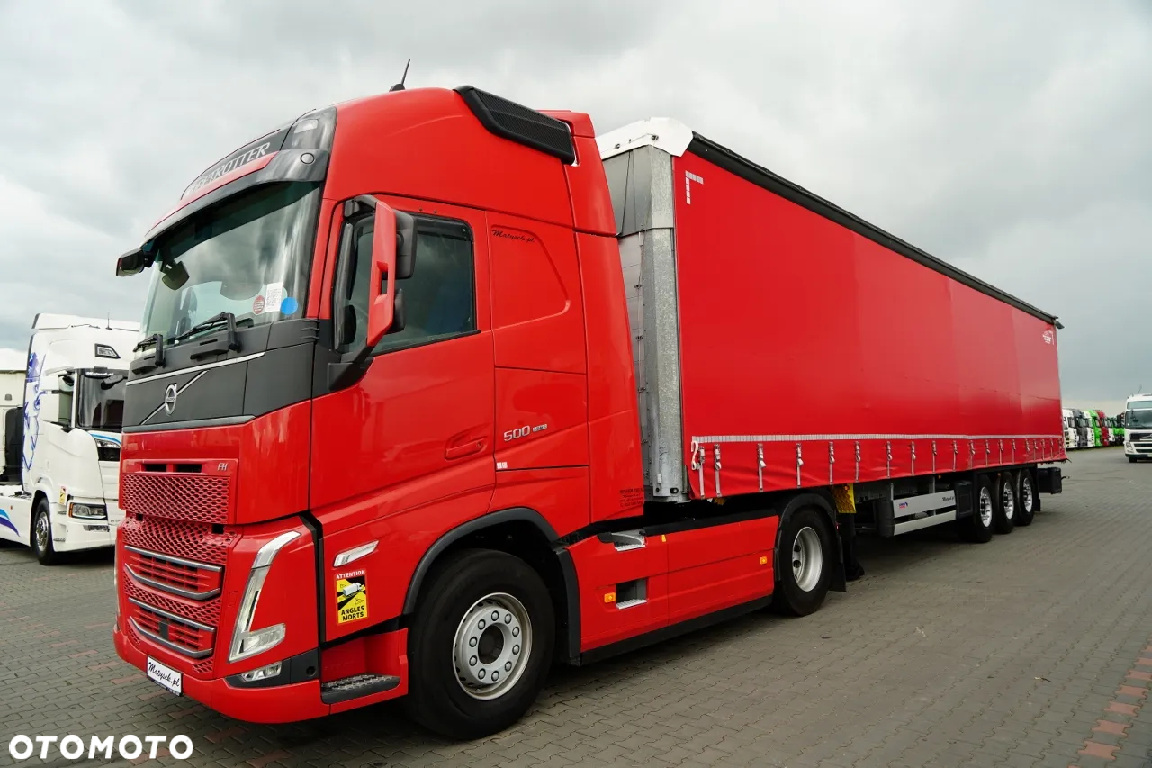 Volvo FH 500 / I-SAVE / XXL  / KLIMA POSTOJOWA  / NOWY MODEL / OPONY 100 % / + SCHMITZ FIRANKA STANDARD / PODNOSZONA OŚ / DACH PODNOSZONY / 2022 ROK  / PO ZŁOTYM KONTRAKCIE SERWISOWYM - 3