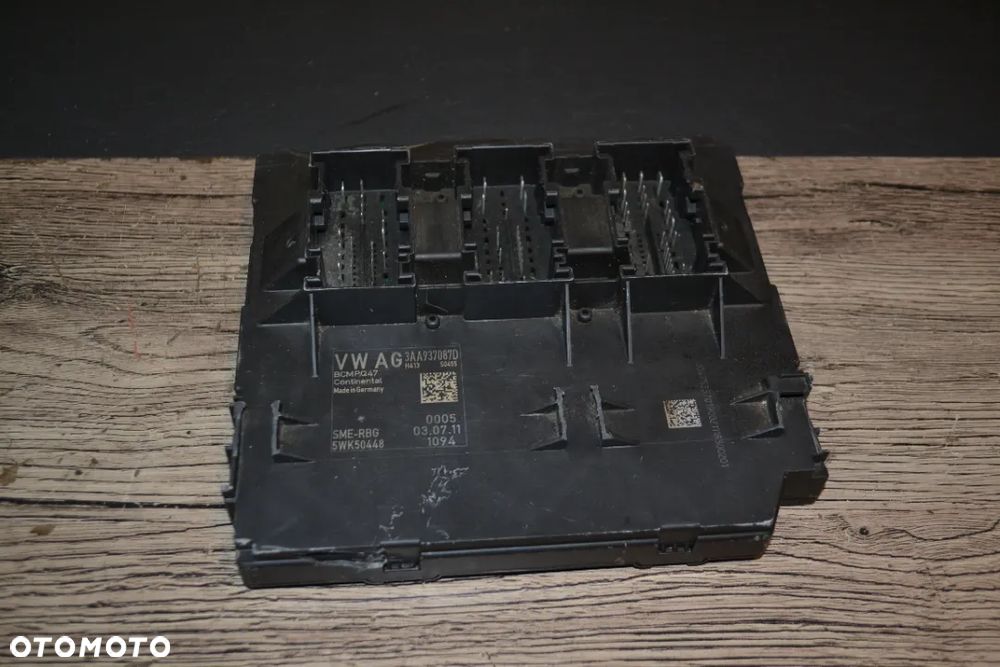 VW PASSAT B7 MODUŁ STEROWNIK BORDNETZ 3AA937087D