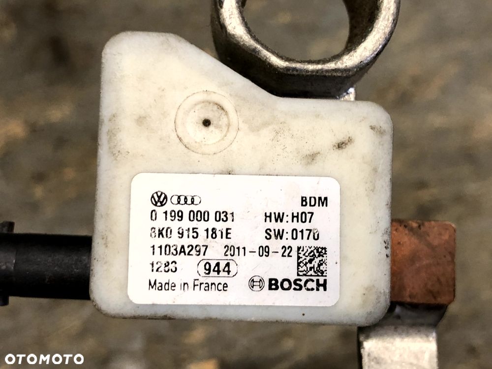 AUDI A4 B8 A5 8T KLEMA MINUSOWA PIROTECHNICZNA PRZEWÓD MASOWY 8K0915181E - 3