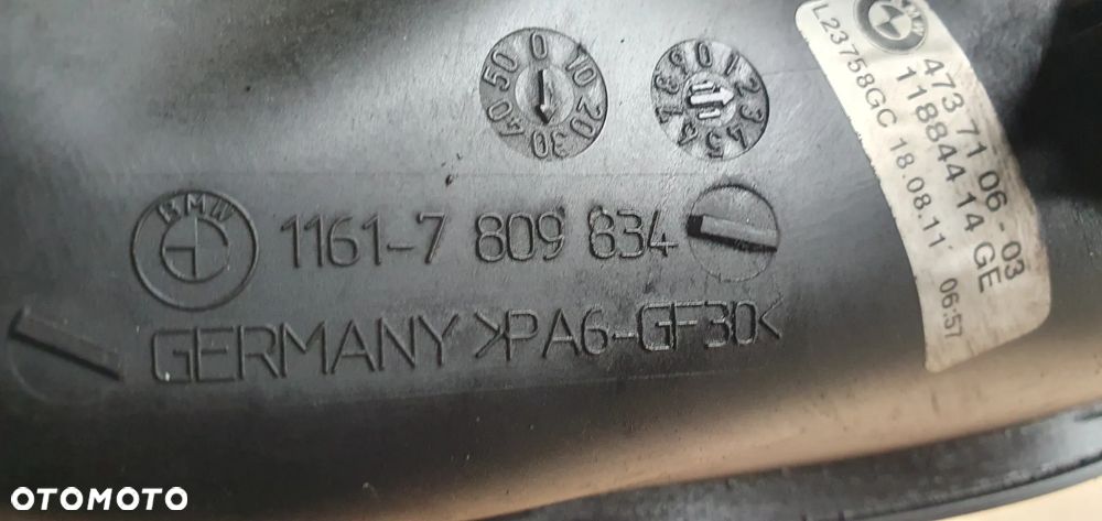 Przewód rura wąż intercoolera BMW X5 E70 Lift 3.0D 4737106 7809834 - 10