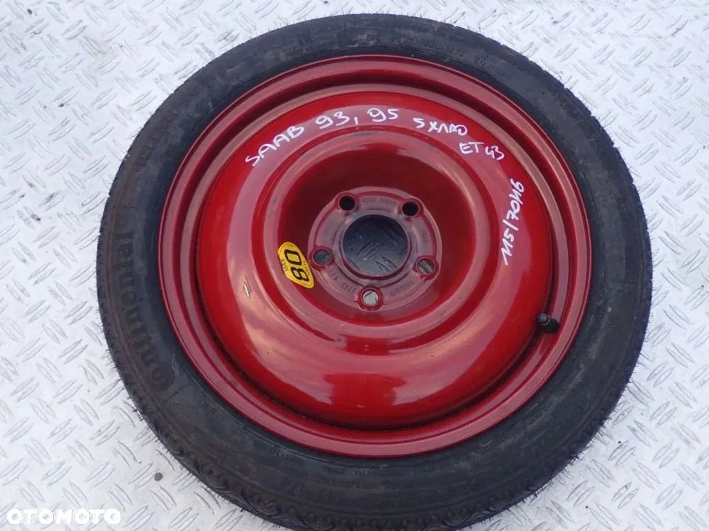 KOŁO DOJAZDOWE 5x110 ET43 5X110 115/70/16 SAAB 93 / 95 - 1