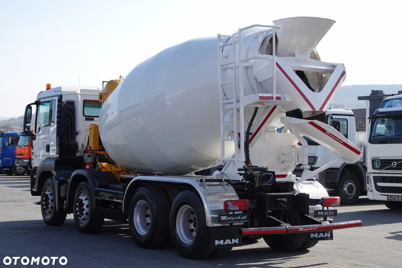 MAN TGS 32.420 / 8x4 / BETONOMIESZARKA IMER  / GRUSZKA 9M3 / 2018 ROK - 2