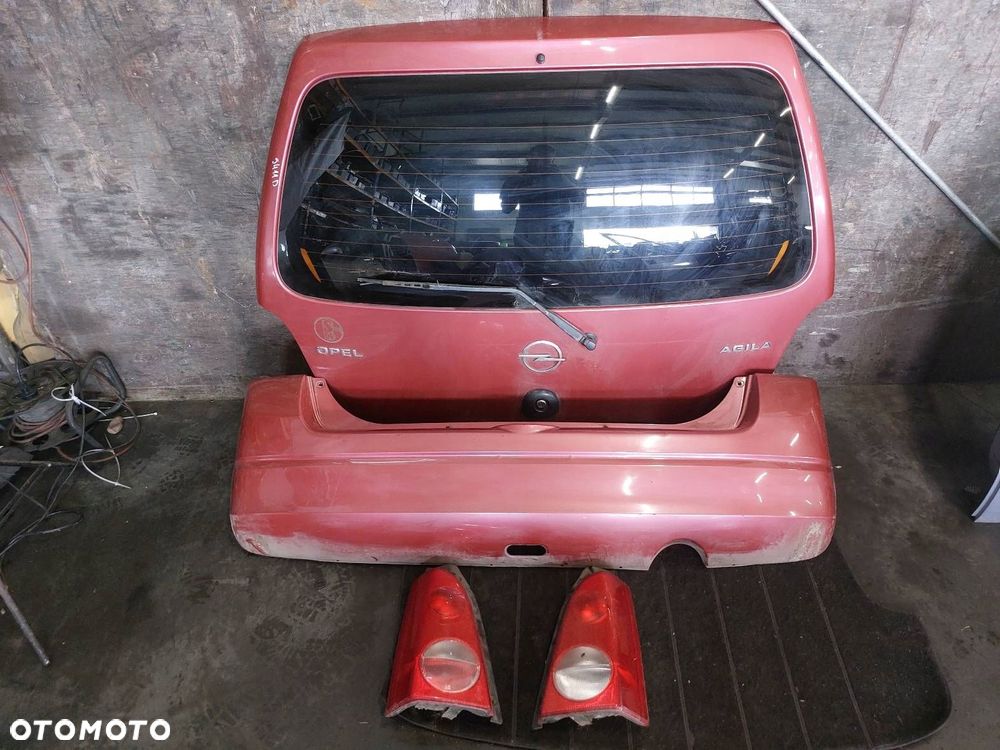 KOMPLETNY TYŁ OPEL AGILA A Z586 KLAPA ZDERZAK LAMPY - 1