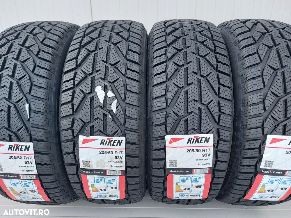 205/50 R17, 93V XL, RIKEN (by Michelin), Anvelope iarna M+S - 1