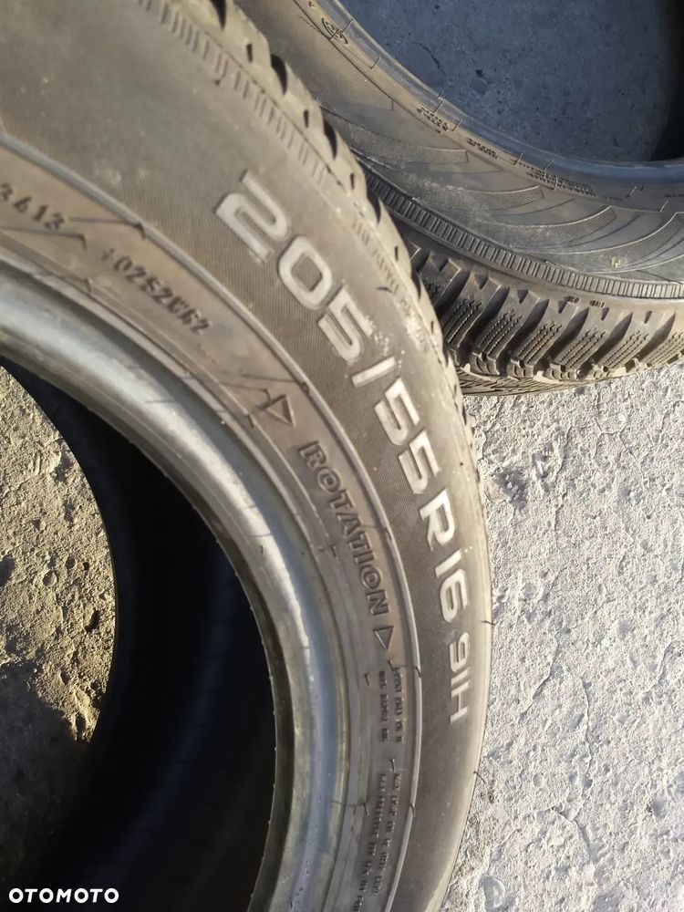 16” - NOKIAN - 205/55 r16 cali - ZIMOWE Opony WR d4 - stan BDB - GWARANCJA ! + Możliwy MONTAŻ !! - 6