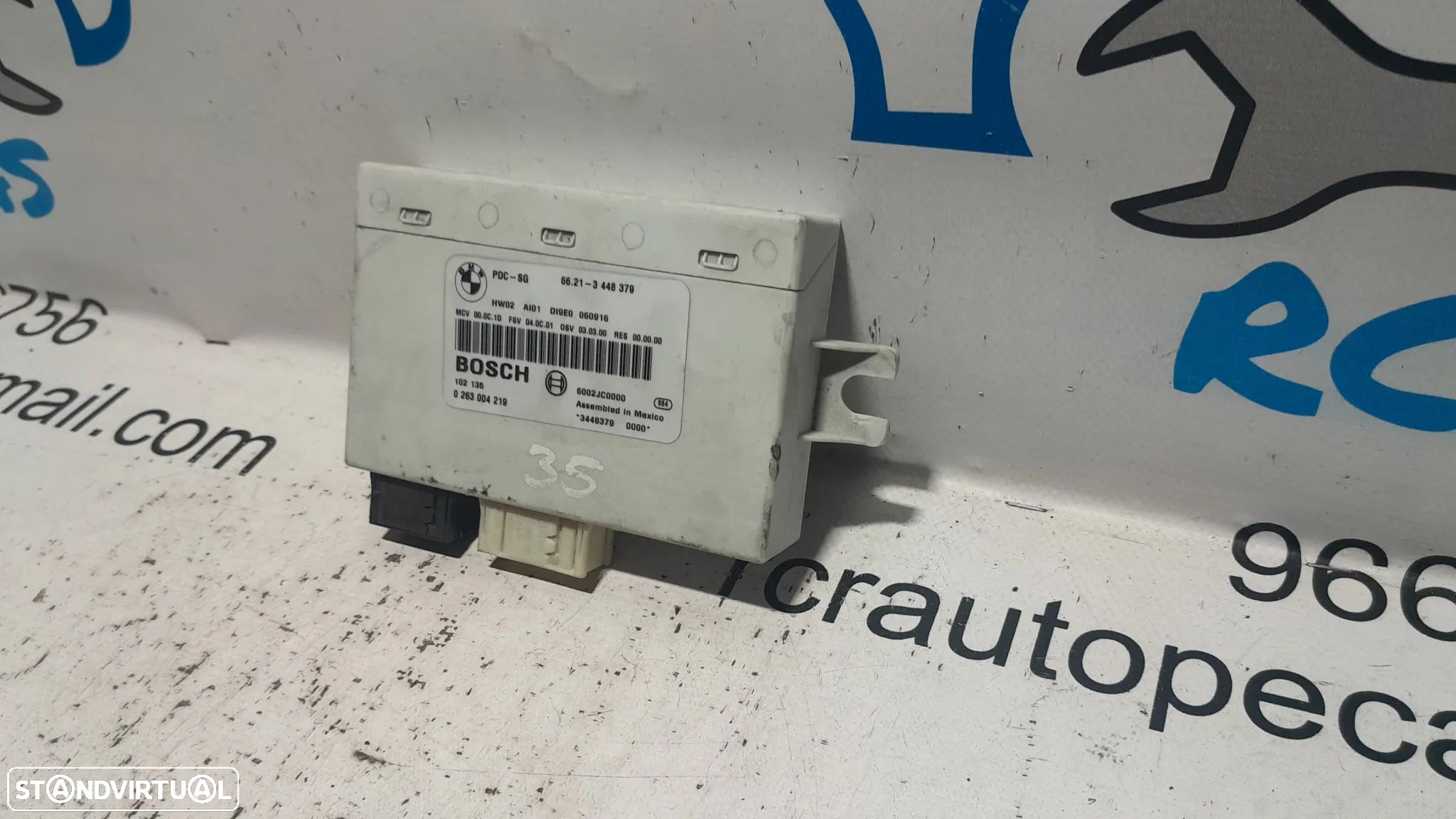 .Modulo BOSCH Unidade de Controlo Assistência de Estacionamento PDC BMW Mini 3448379 - 1