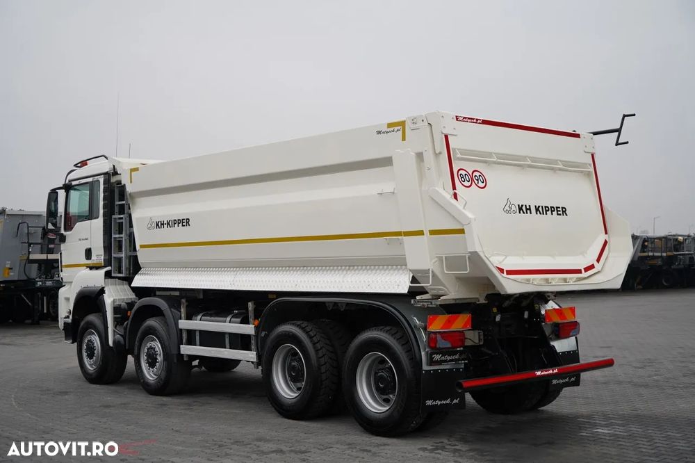 MAN TGS 41.460 / 8X8 / ​​​​BASCULĂ SPATE / KH KIPPER / MANUALĂ / NAVI / EURO 6 - 9