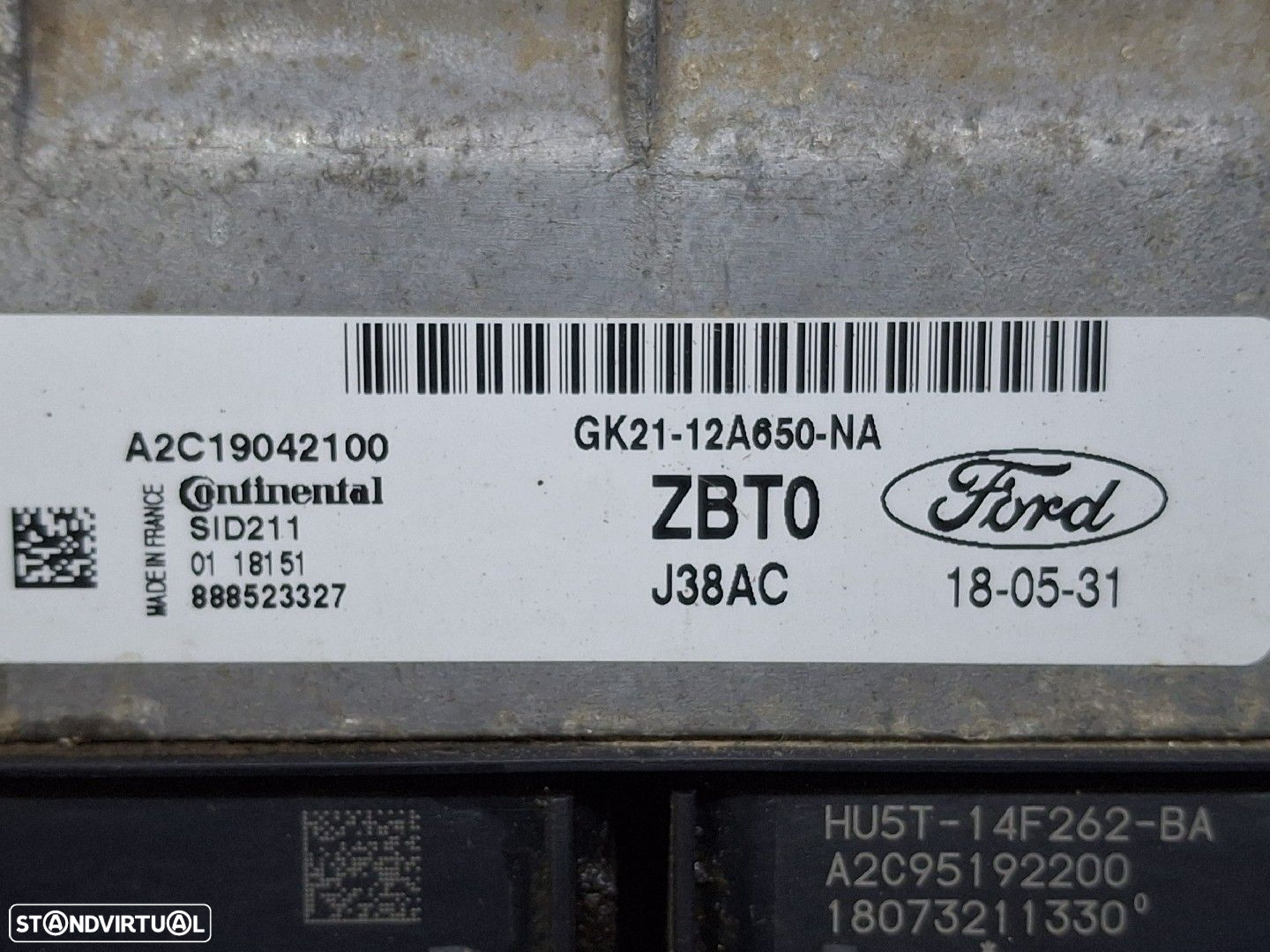 Centralina Do Motor Ford Transit V363 Caixa (Fcd, Fdd) - 5