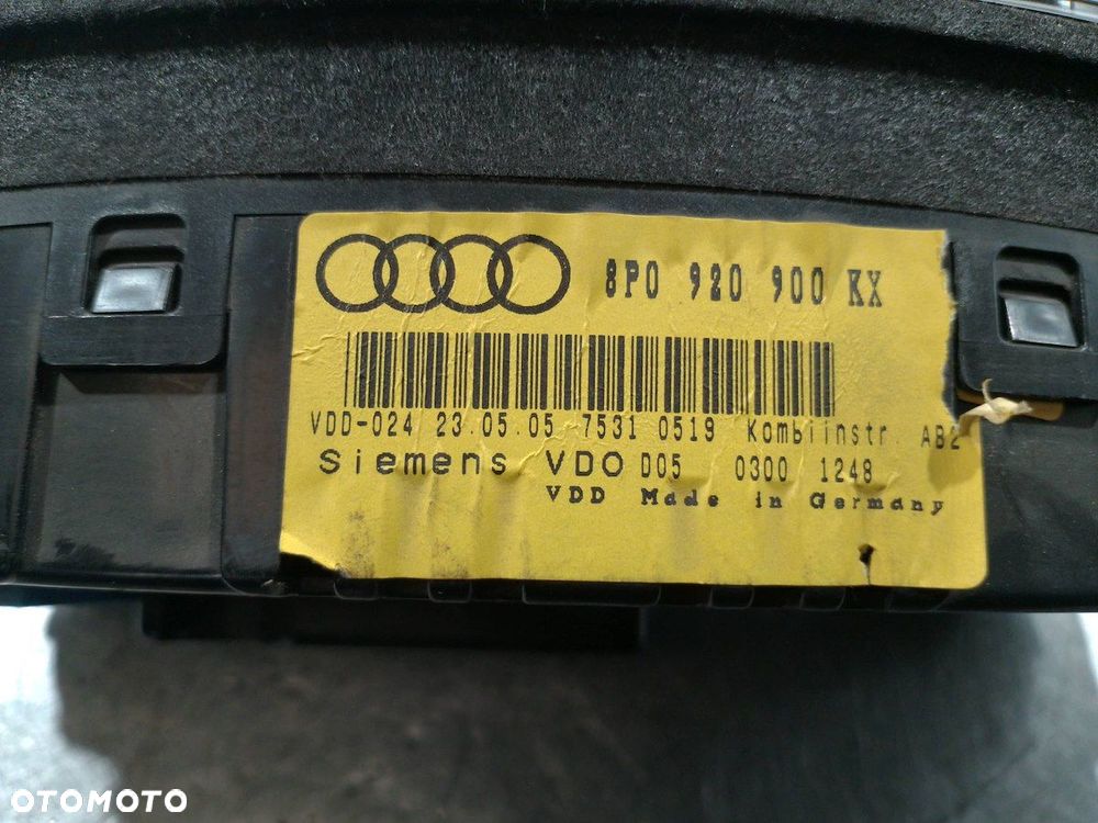 LICZNIK AUDI A3 ( 8P1 ) 8P0920900KX  110.280.296/011  81071521  2.0 TDI - 7