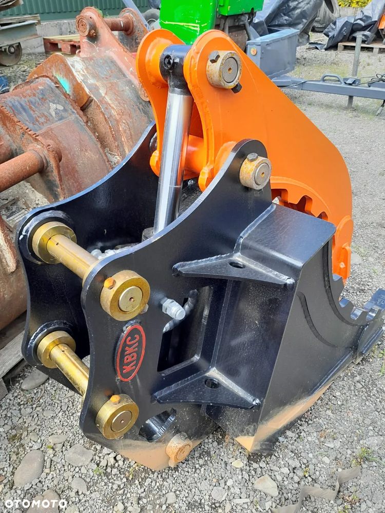 Łyżka hydrauliczna dociskowa, dociskająca z łapą z pazurem z chwytakiem dociskowym KBKC o szerokość 55cm, fi45mm fi60mm. NOWA!!! - 5
