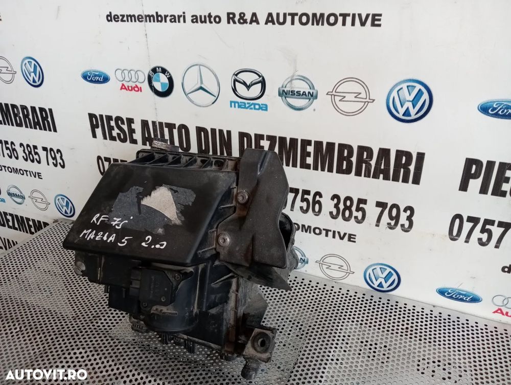 Carcasa Filtru Aer Debitmetru Aer Mazda 5 Mazda 6 2.0 Diesel RF7J Cod -2010 Dezmembrez - Dezmembrar - 4