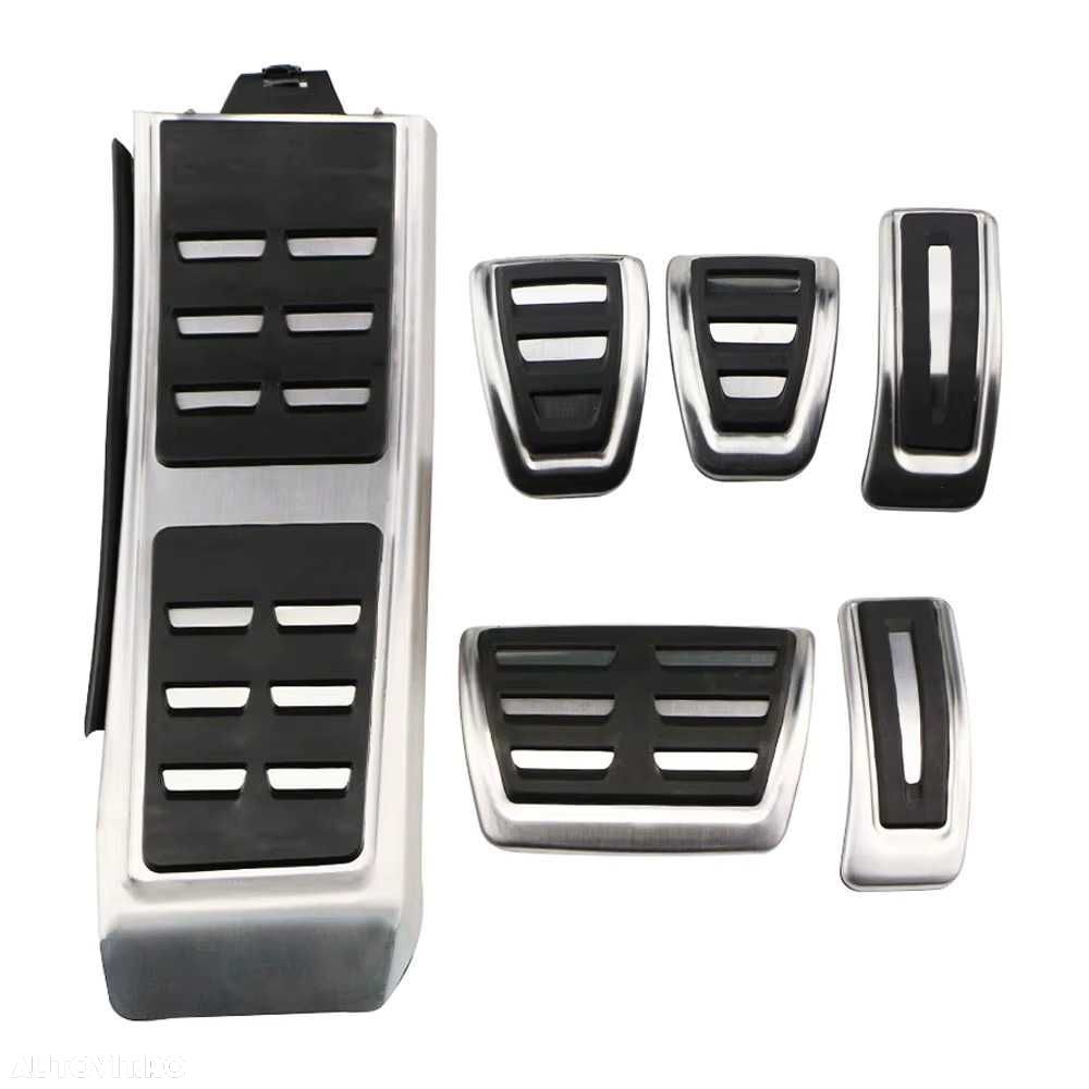 Set Ornamente Pedale Aluminiu AUT/MAN A4 B8, A5, Q5, Q3, A6 C7, A7, A8 - 1