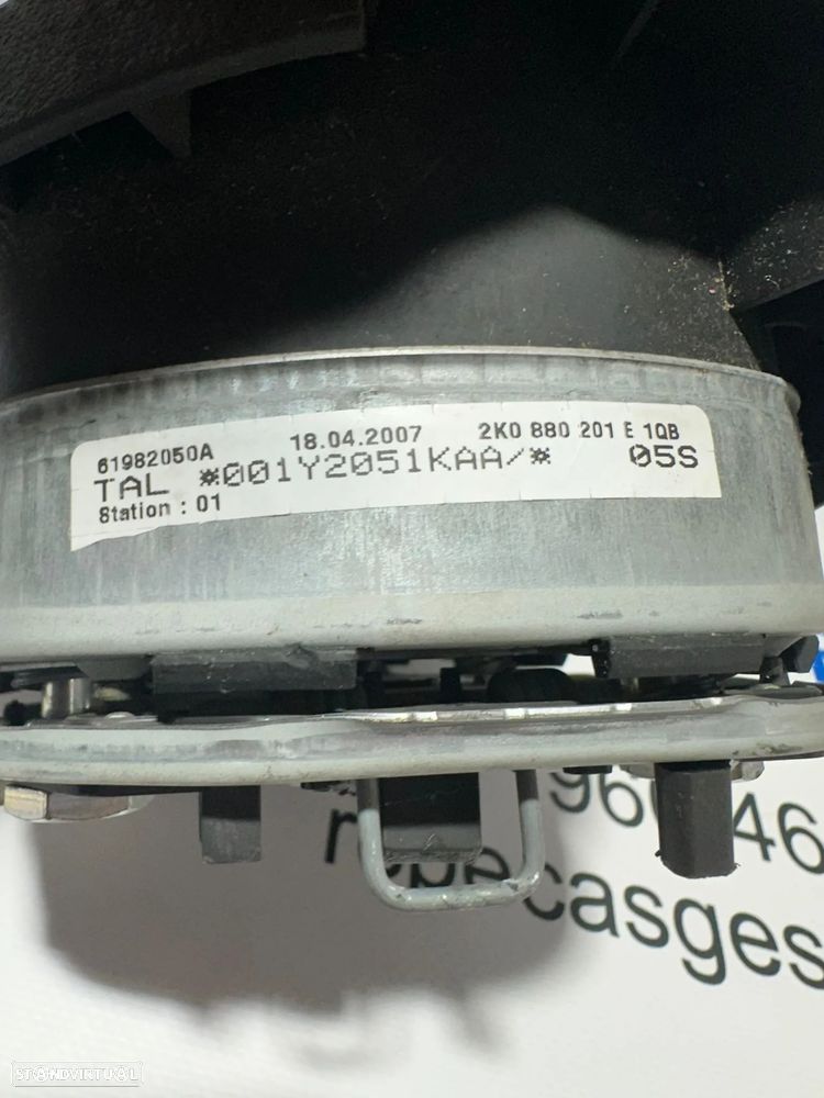.Airbag Volante Condutor Original Volkswagen Caddy 3 MK3 2K0880201E 1998 - 2005 - 8